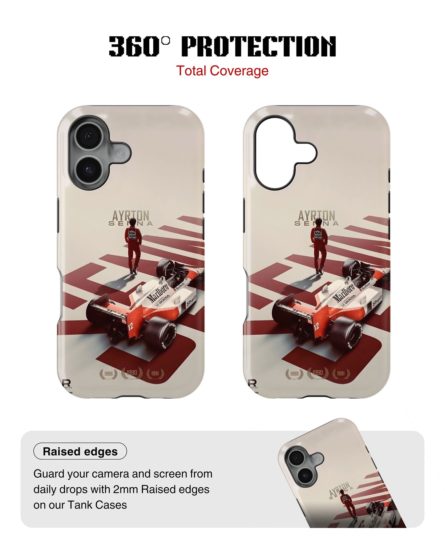 iPhone 16 Plus Tank Case | Formula 1 (Ayrton Senna)
