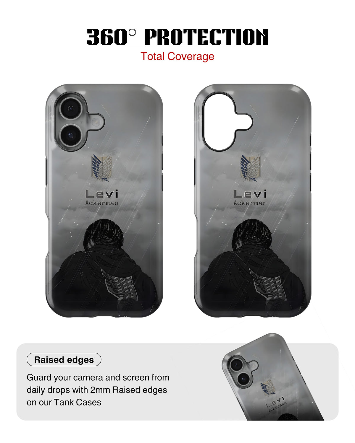 iPhone 16 Tank Case | Anime (Captain Levi)