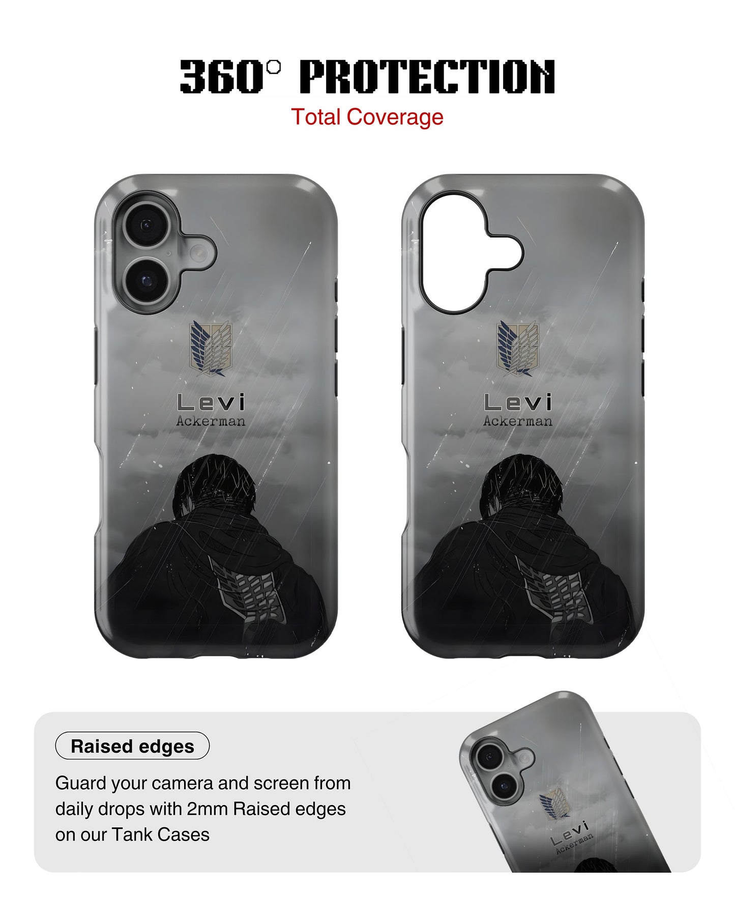 iPhone 16 Tank Case | Anime (Captain Levi)