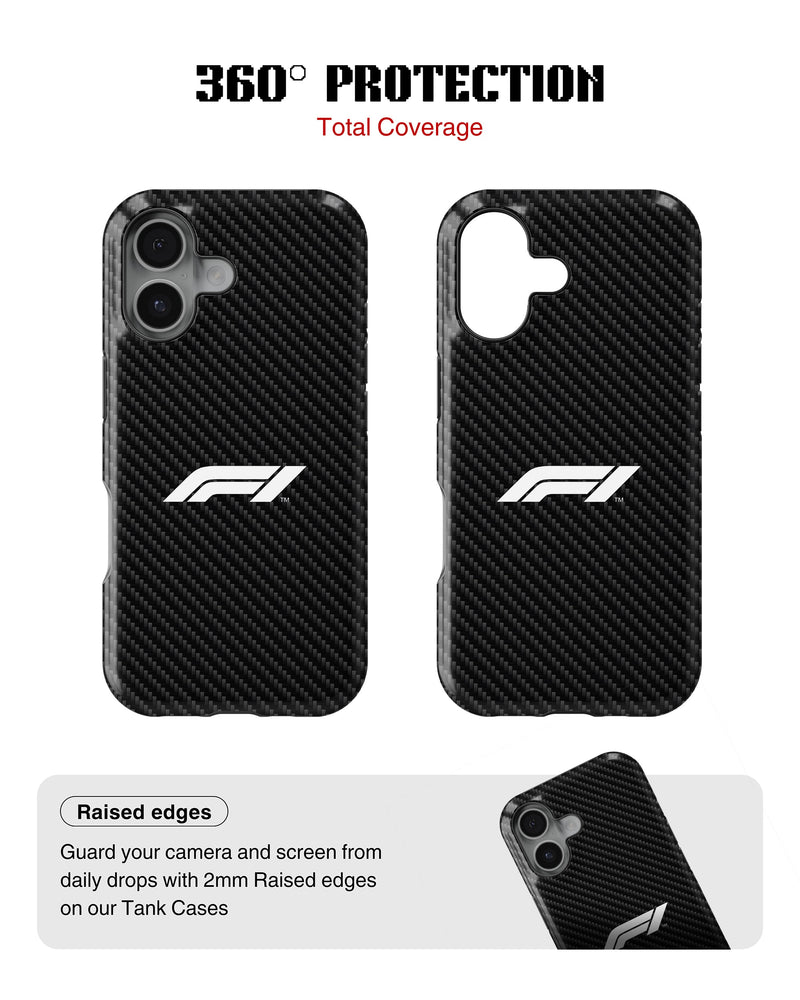 iPhone 17 Tank Case | Formula 1 (Carbon Grid)