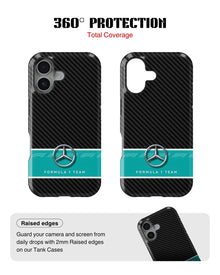 iPhone 17 Tank Case | Formula 1 (Carbon Mercedes)