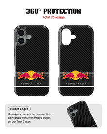 iPhone 17 Tank Case | Formula 1 (Carbon Redbull)