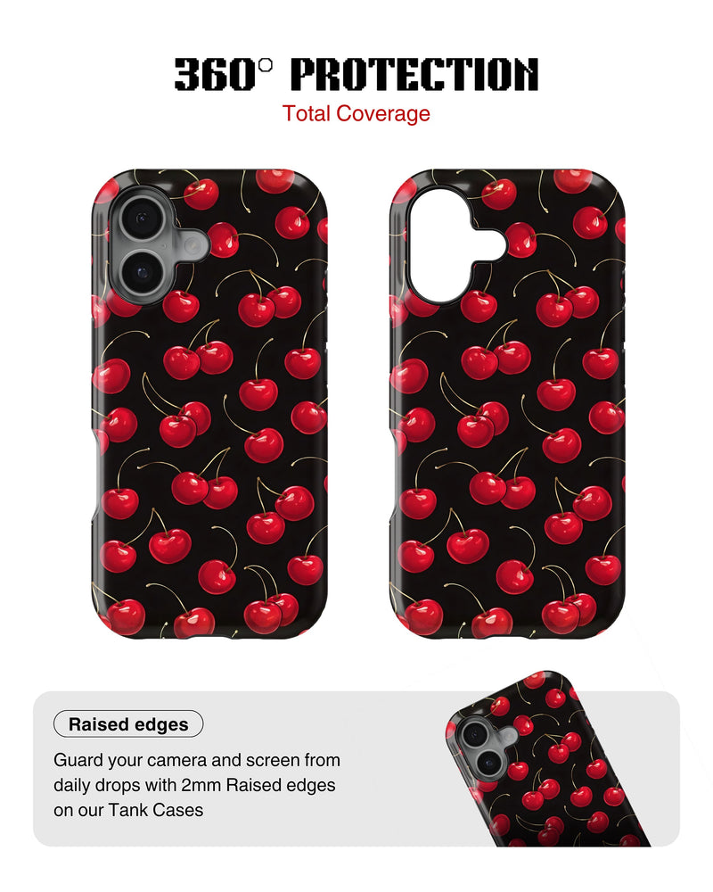 iPhone 16 Tank Case | Girls Aesthetics (Cherry Pop)