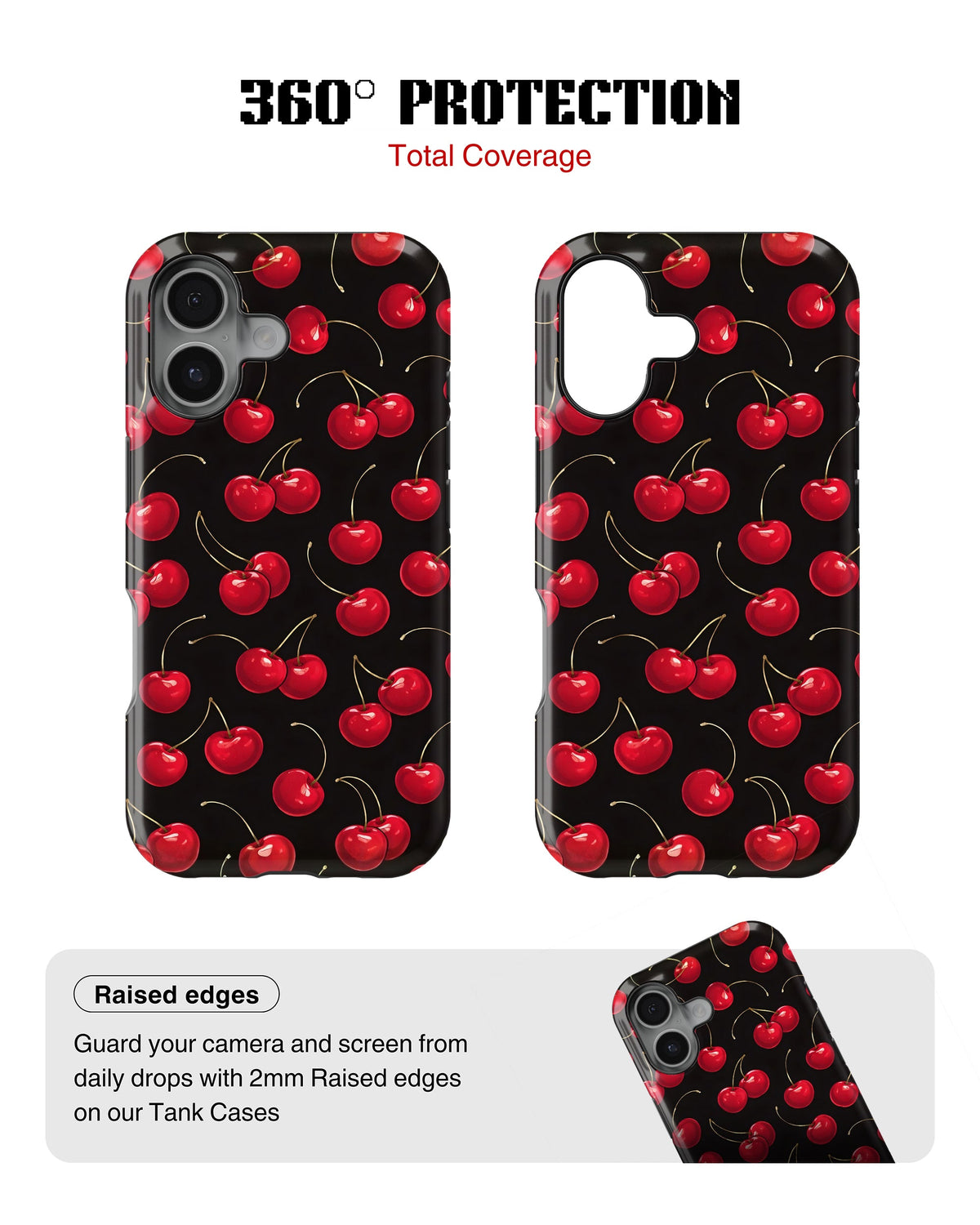 iPhone 17 Tank Case | Girls Aesthetics (Cherry Pop)