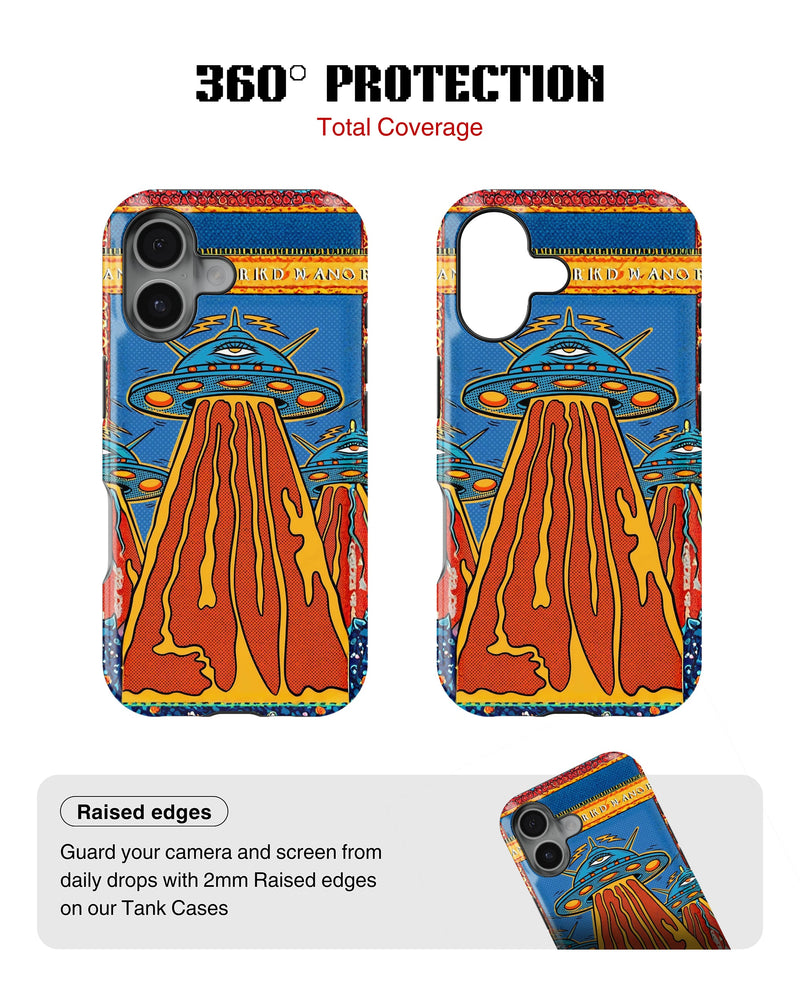 iPhone 16 Tank Case | Modernism (Cosmic Invasion)