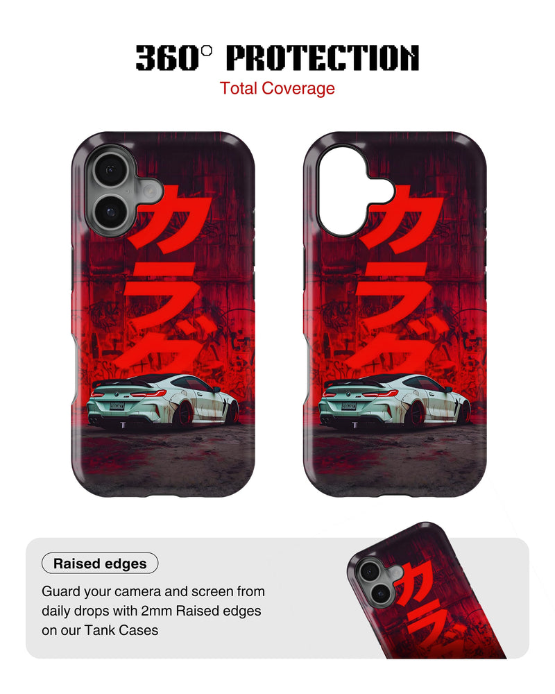 iPhone 17 Tank Case | Sports Car (Crimson Drift)