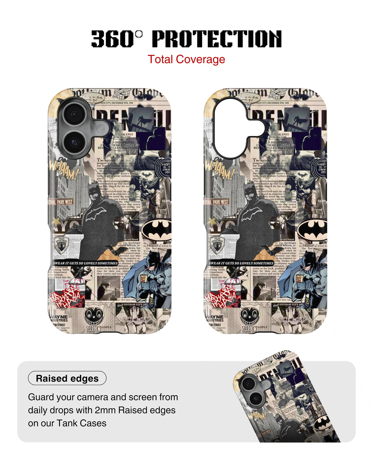 iPhone 16 Tank Case | Superhero (Dark Chronicle)