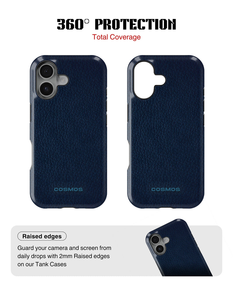 iPhone 17 Tank Case | Textures (Deep Navy)