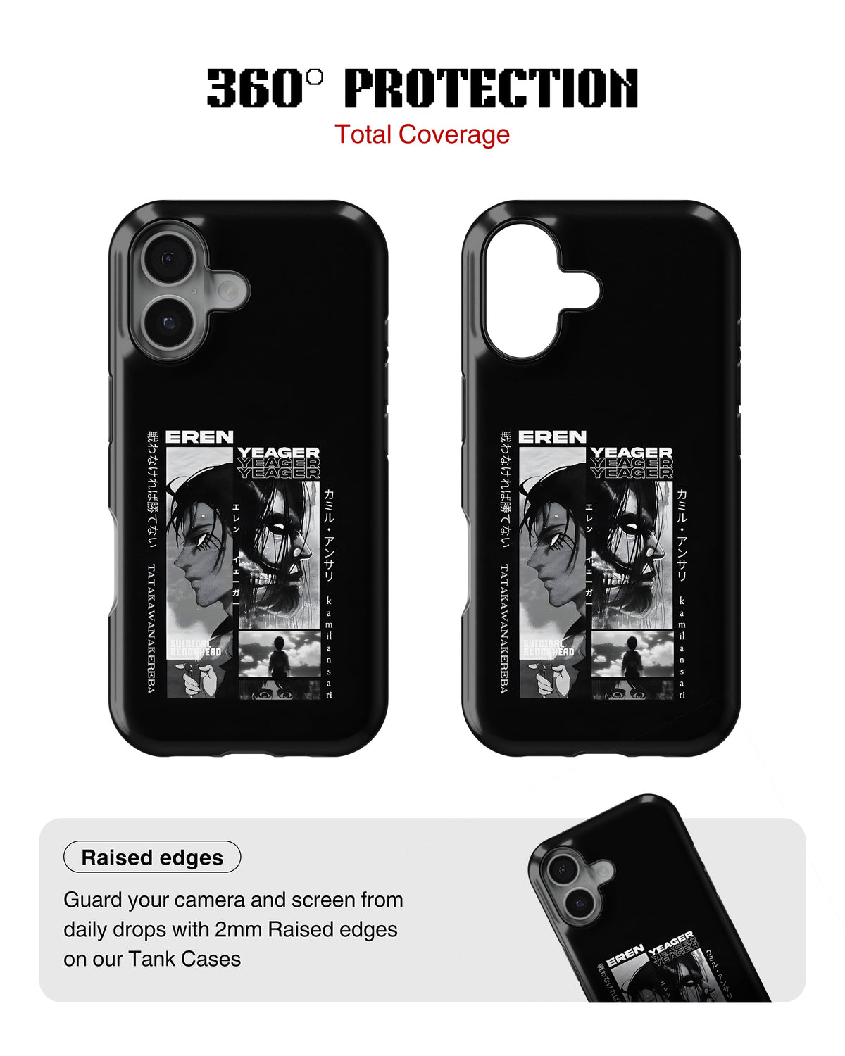 iPhone 16 Tank Case | Anime (Eren Yeager)