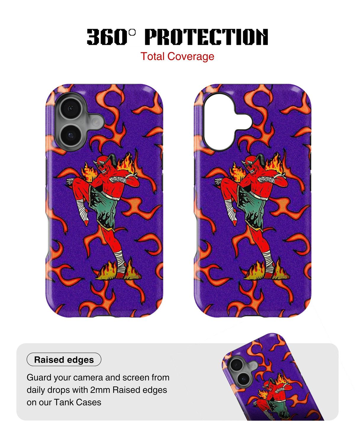 iPhone 17 Tank Case | Modernism (Fire Runner)