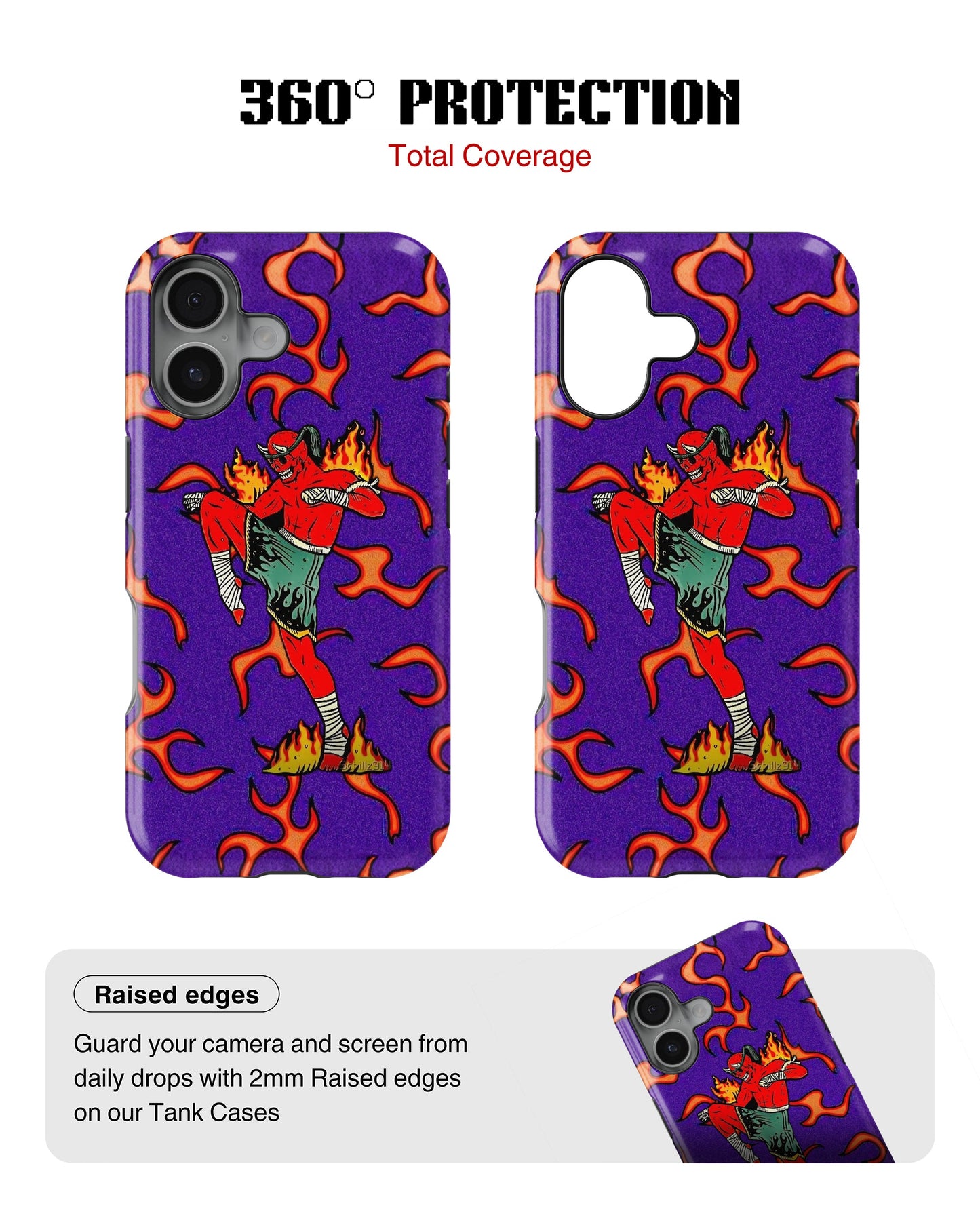 iPhone 17 Tank Case | Modernism (Fire Runner)