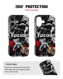 iPhone 16 Plus Tank Case | Anime (Focus Mode)