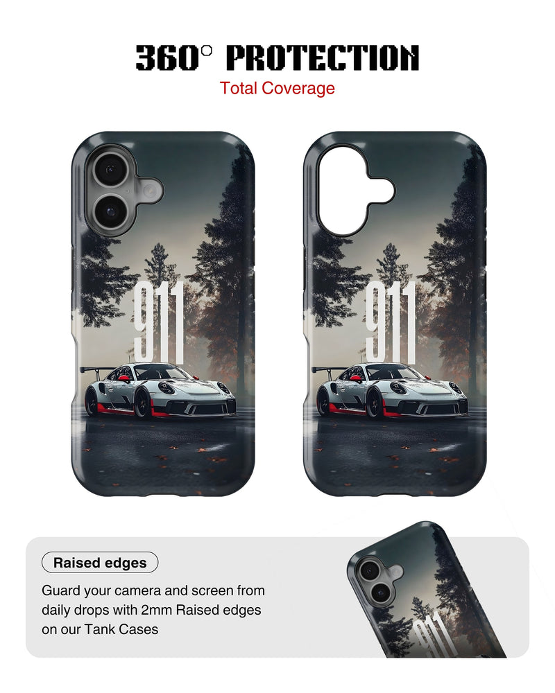 iPhone 17 Tank Case | Sports Car (Forest Run)