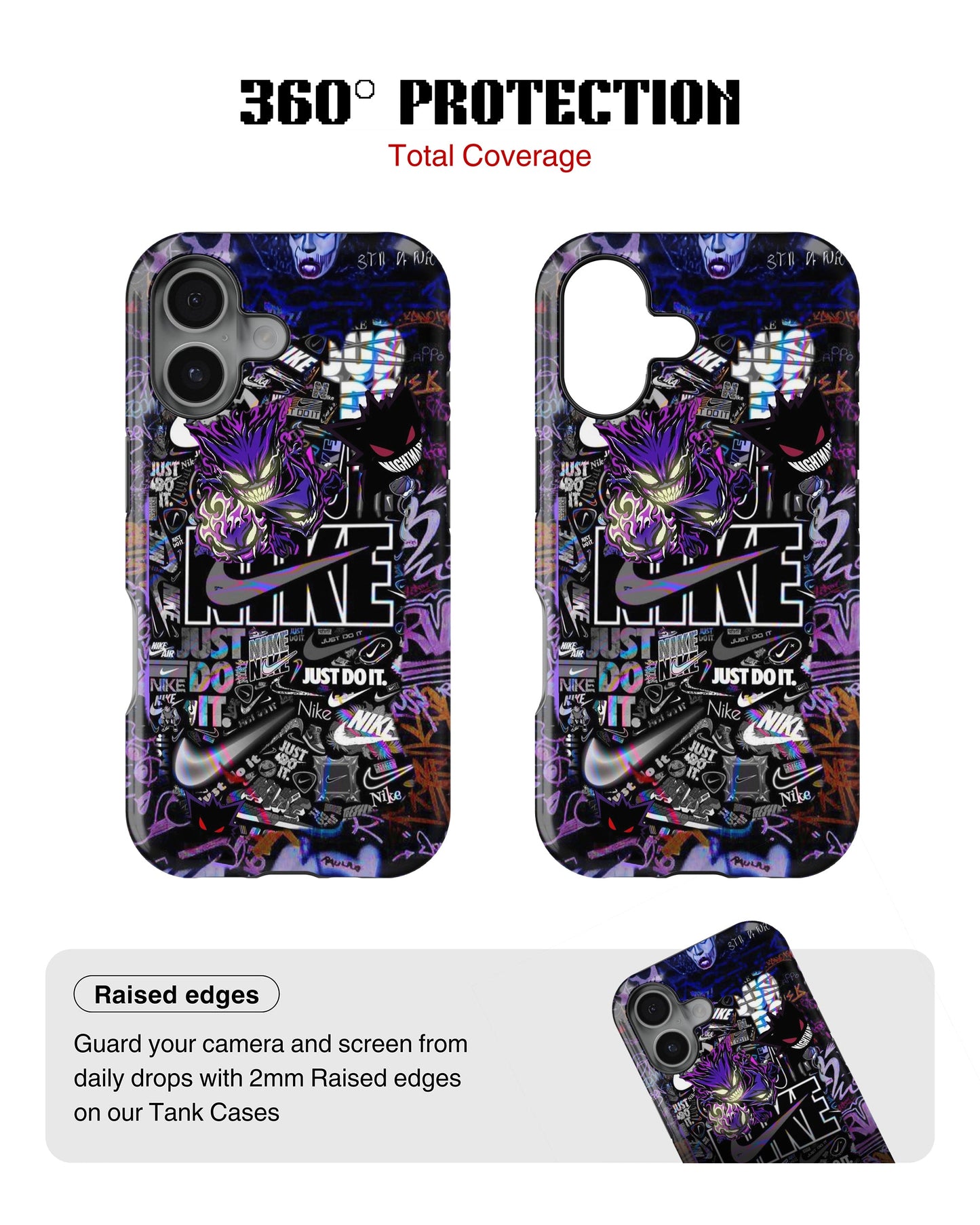 iPhone 16 Plus Tank Case | Modernism (Graffiti Hustle)