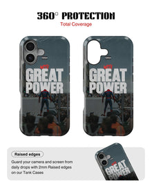 iPhone 16 Tank Case | Superhero (Great Power)