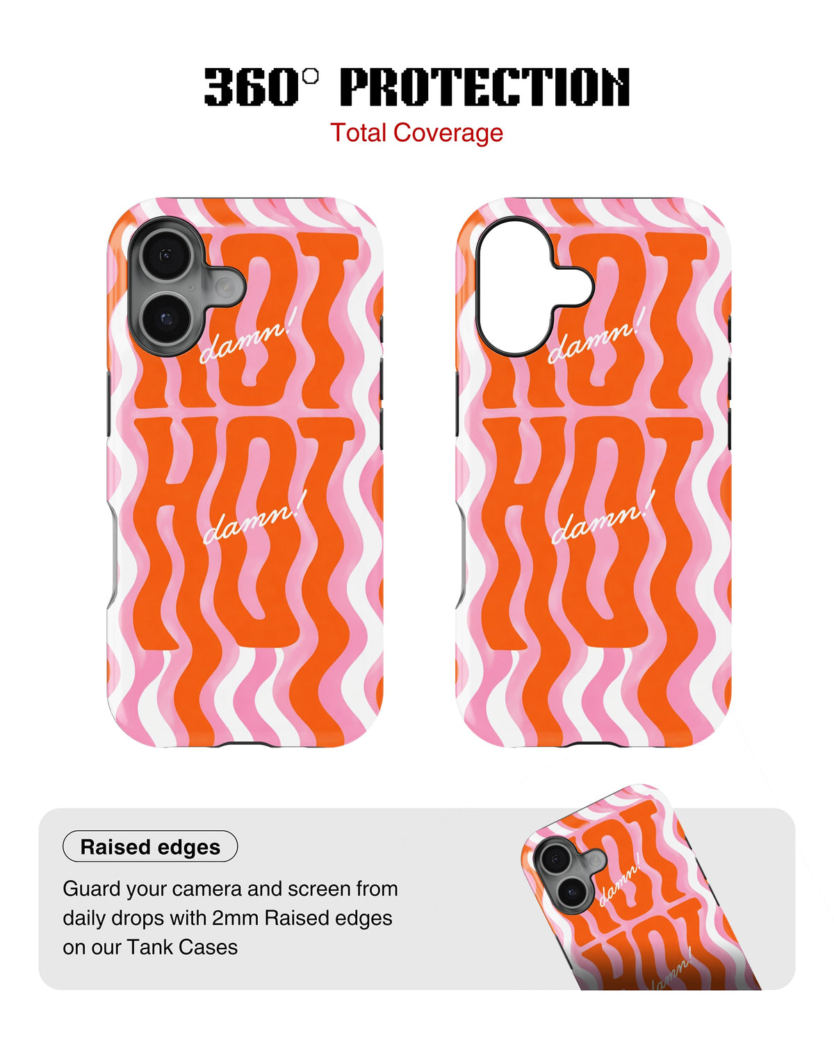 iPhone 16 Tank Case | Girls Aesthetics (Hot Wave)