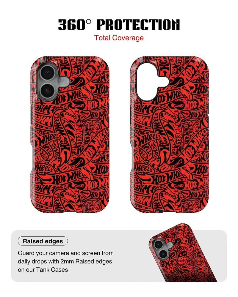 iPhone 16 Tank Case | Modernism (Hot Wheels)
