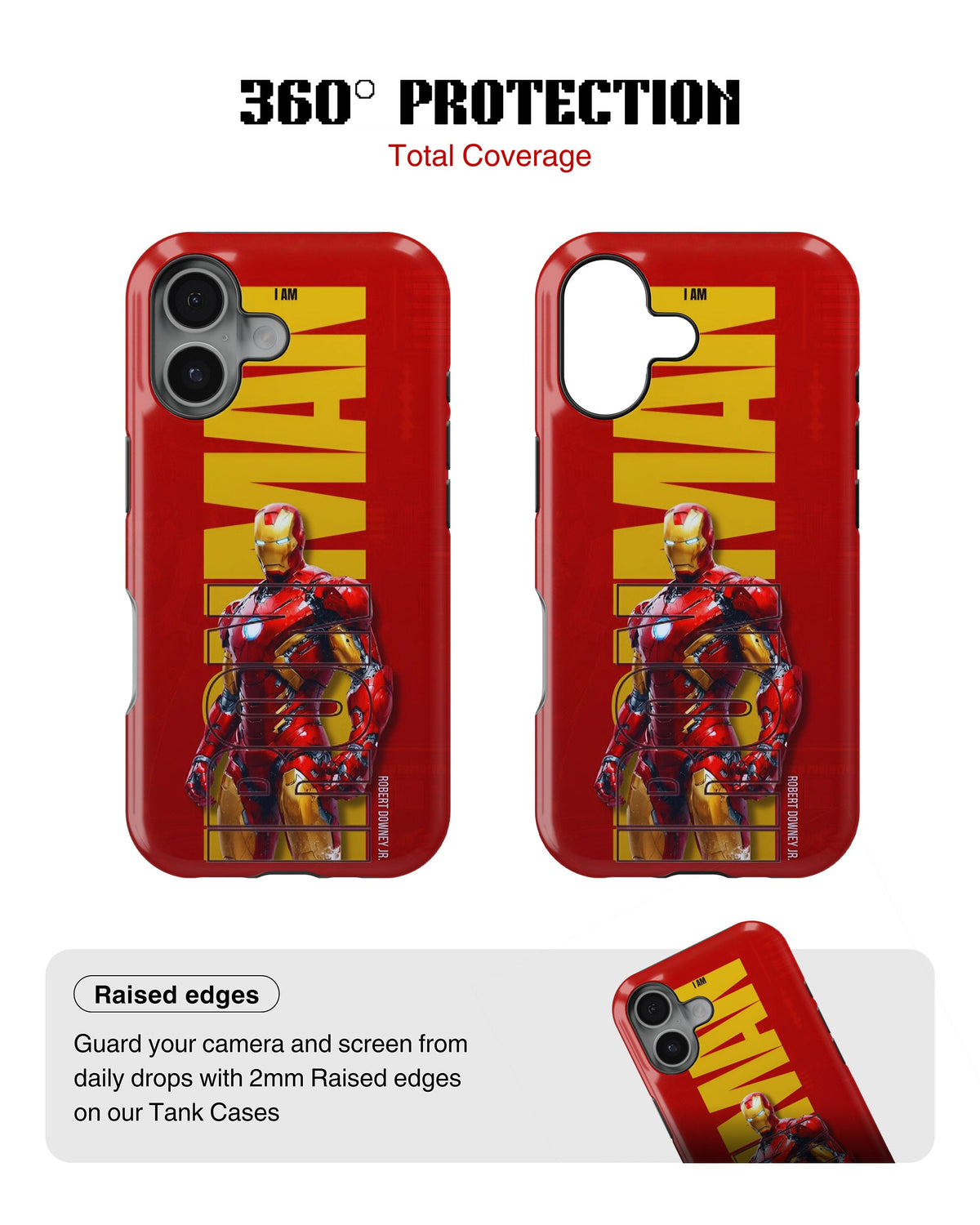 iPhone 16 Plus Tank Case | Superhero (Iron Ascend)