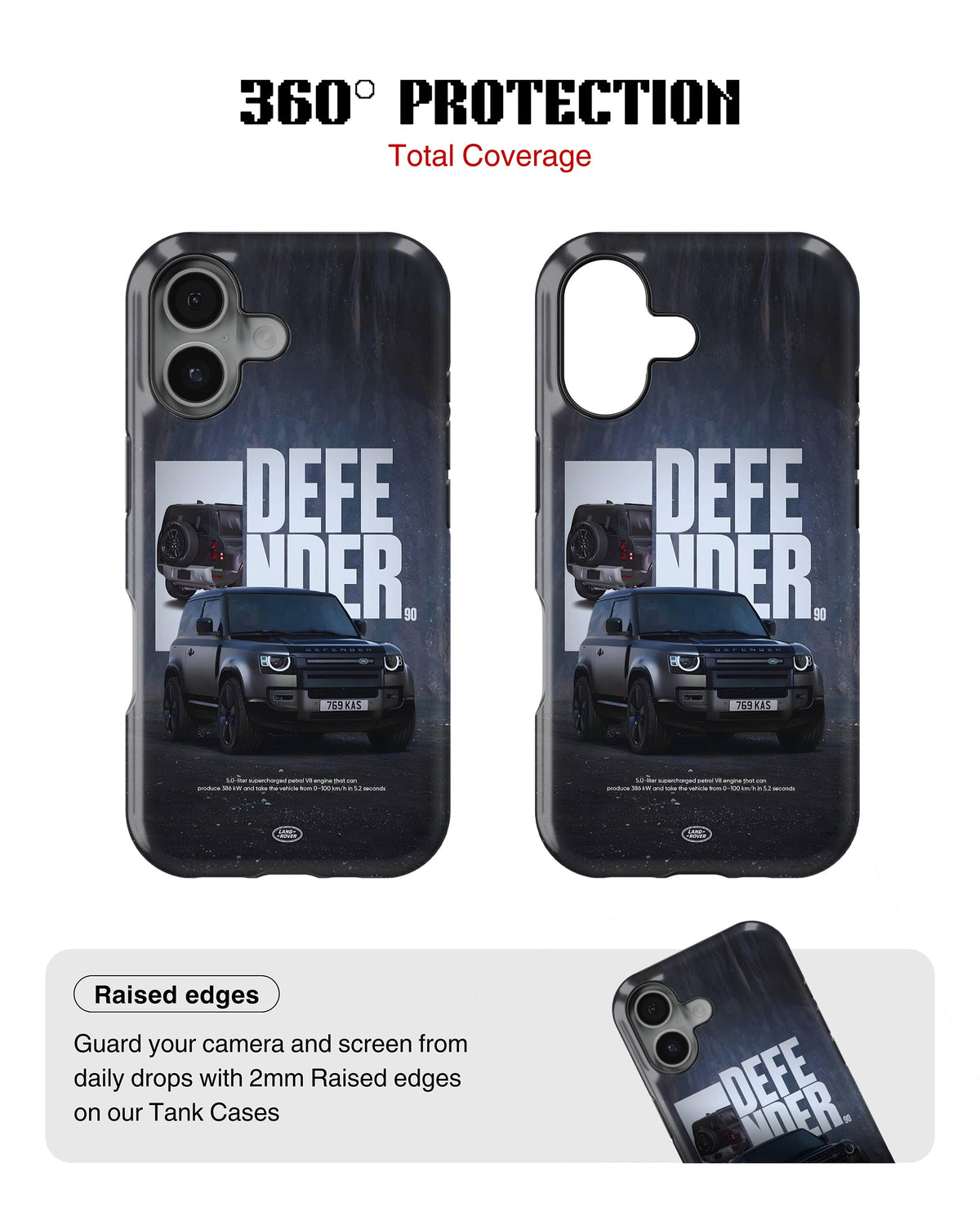 iPhone 16 Tank Case | Sports Car (Iron Defender)