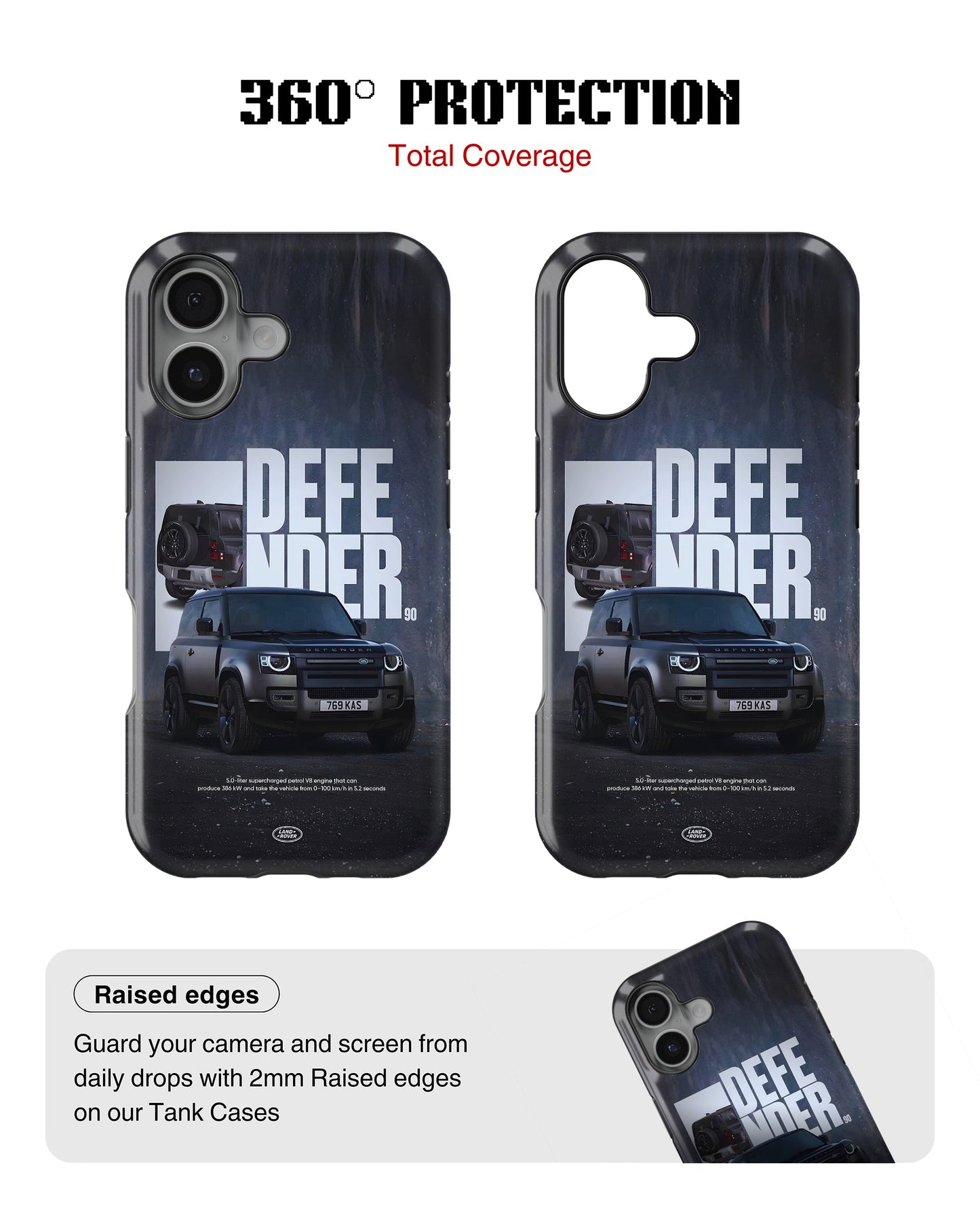 iPhone 16 Tank Case | Sports Car (Iron Defender)