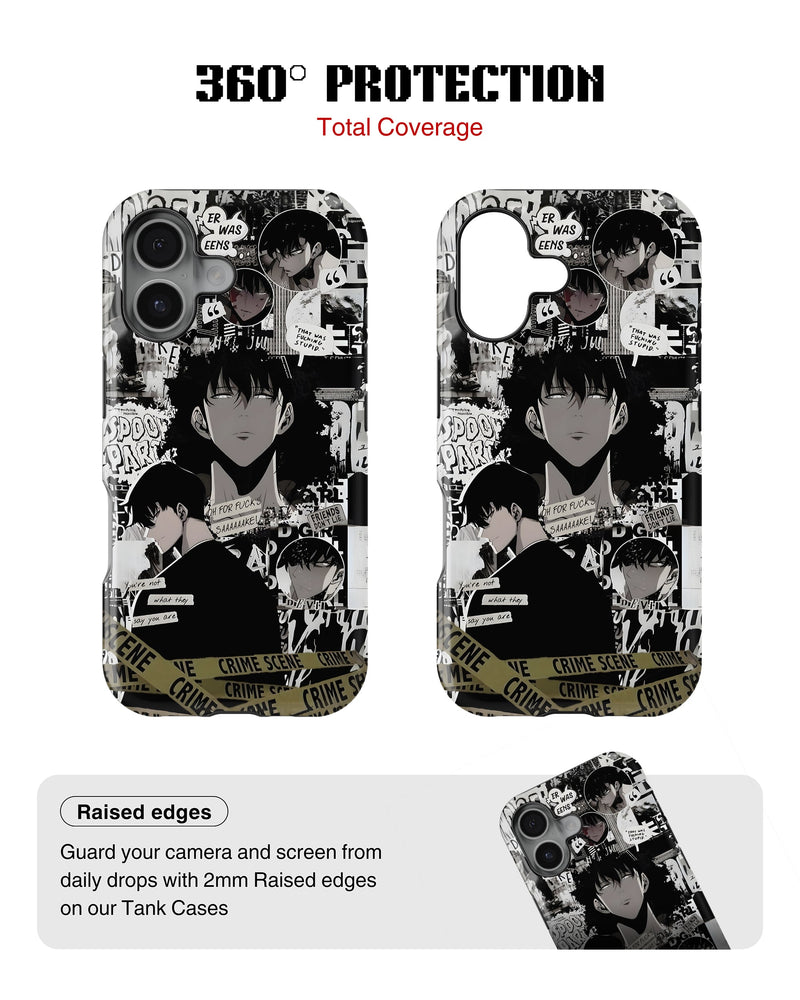 iPhone 17 Tank Case | Anime (Manga Noir)