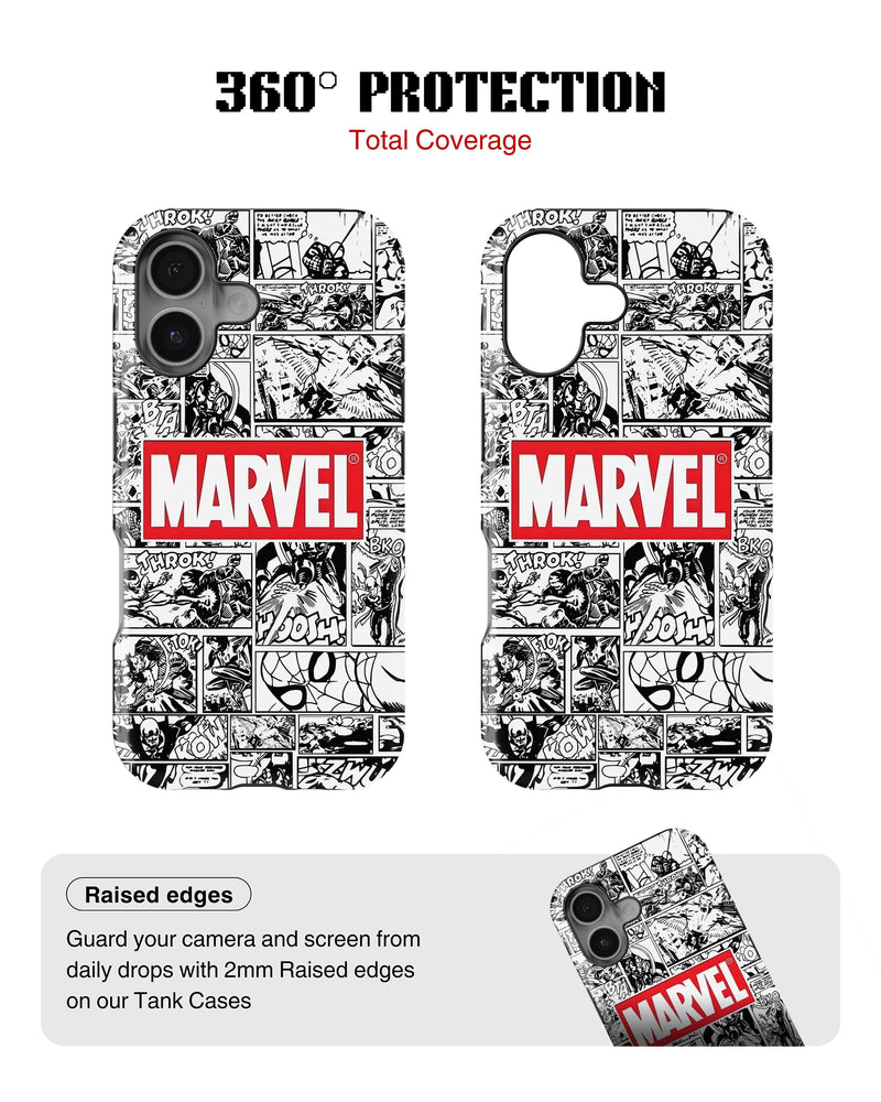iPhone 17 Tank Case | Superhero (Marvel Grid)
