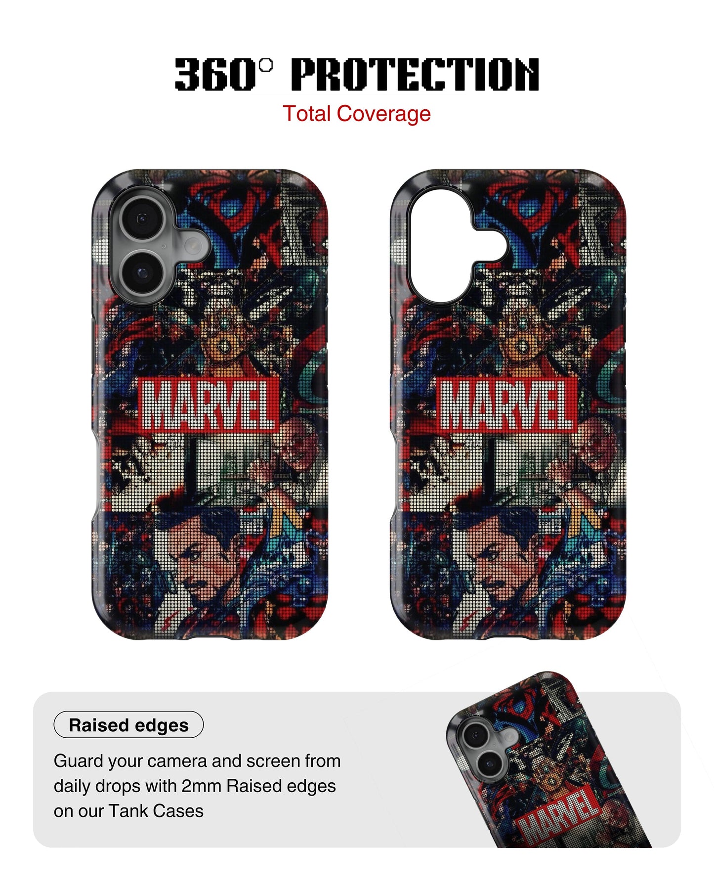 iPhone 17 Tank Case | Superhero (Marvel Mosaic)