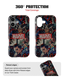 iPhone 17 Tank Case | Superhero (Marvel Mosaic)