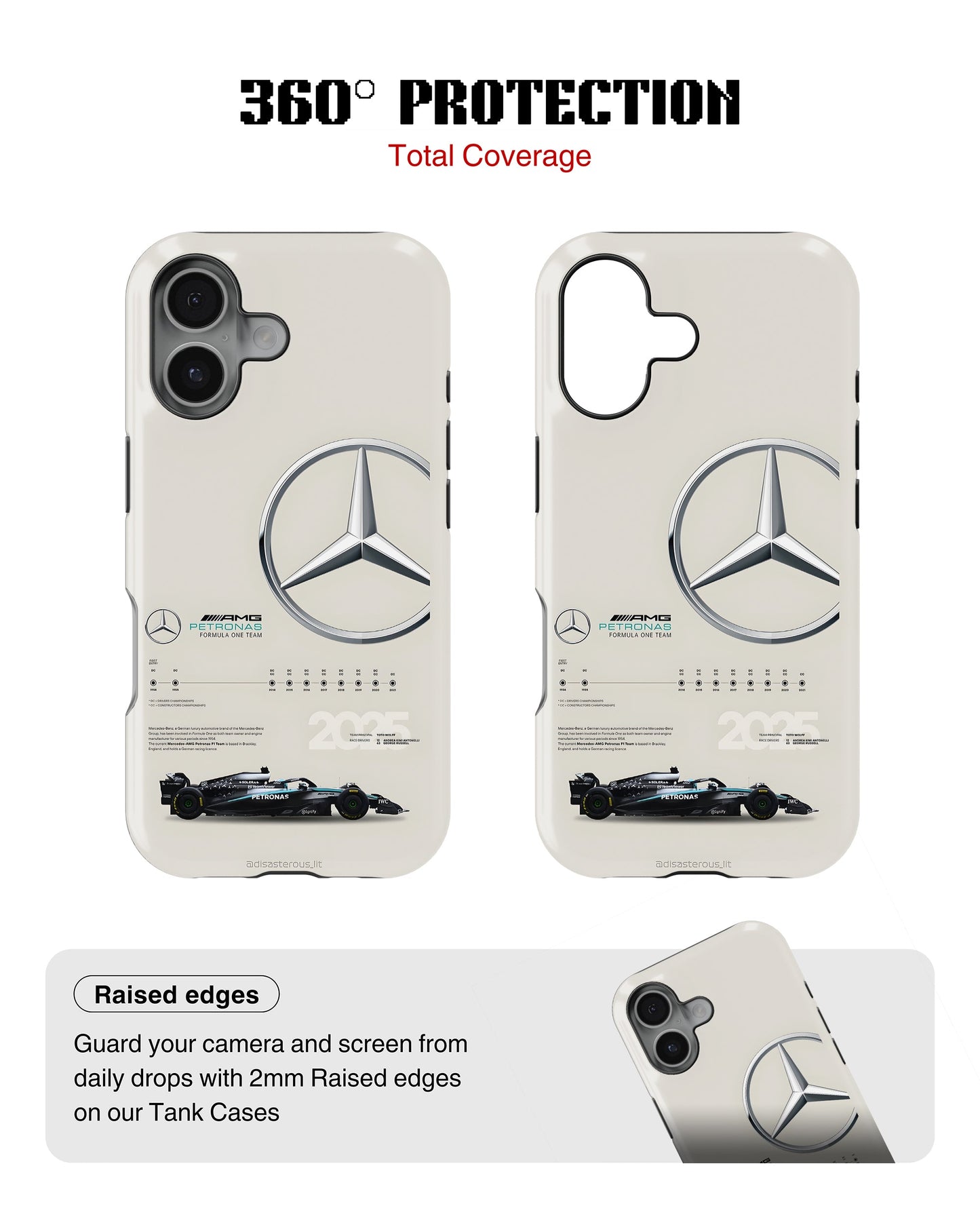 iPhone 16 Tank Case | Formula 1 (Mercedes)
