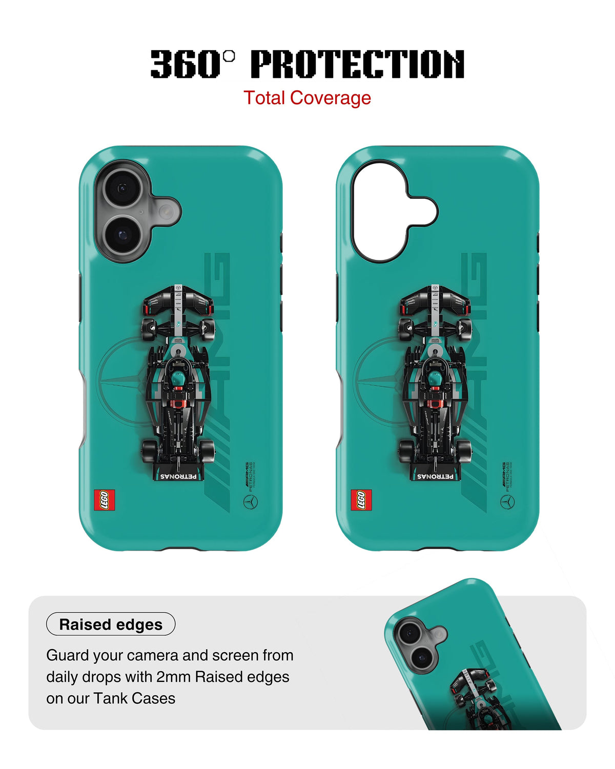 iPhone 16 Plus Tank Case | Formula 1 (Mercedes F1)
