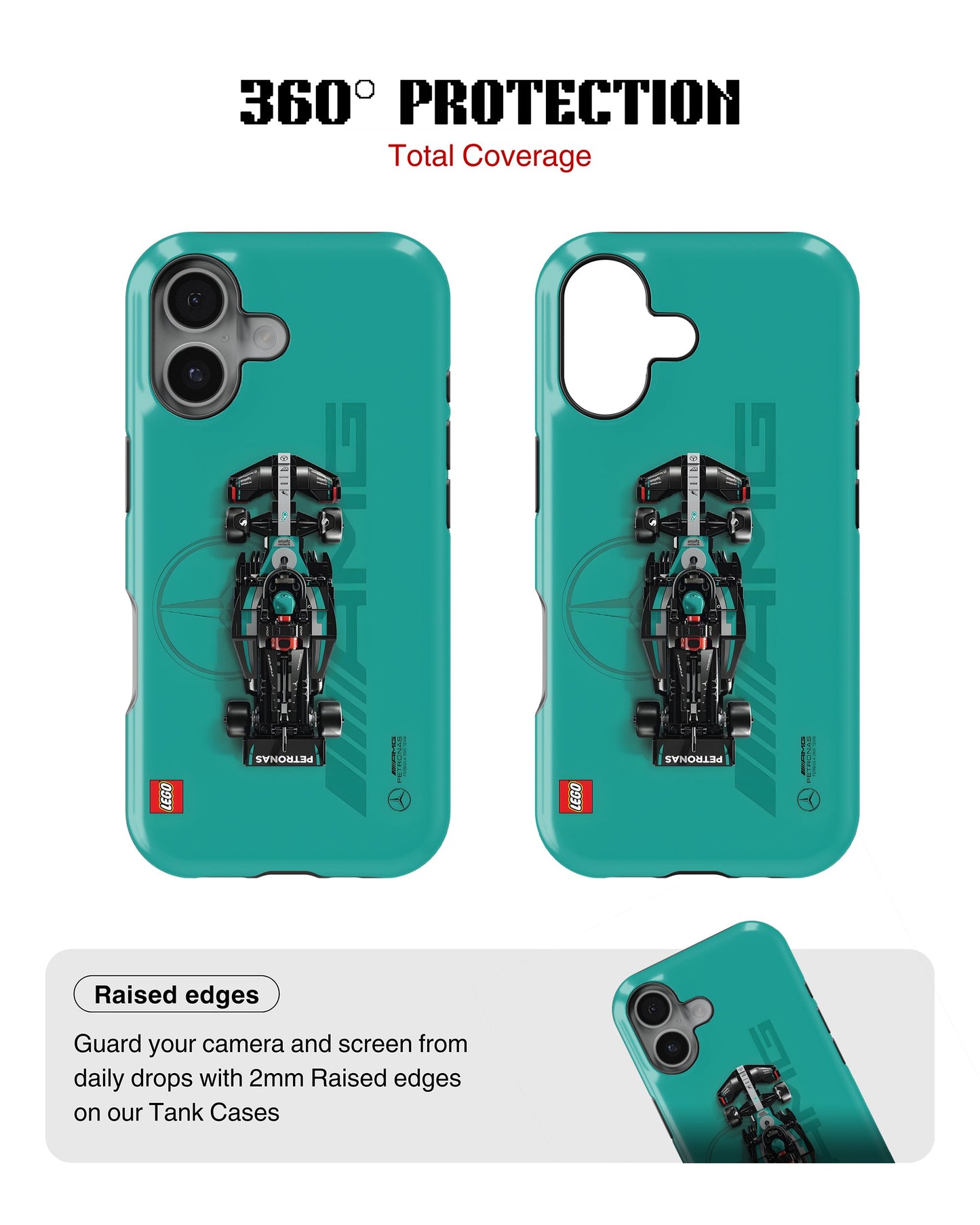 iPhone 16 Plus Tank Case | Formula 1 (Mercedes F1)