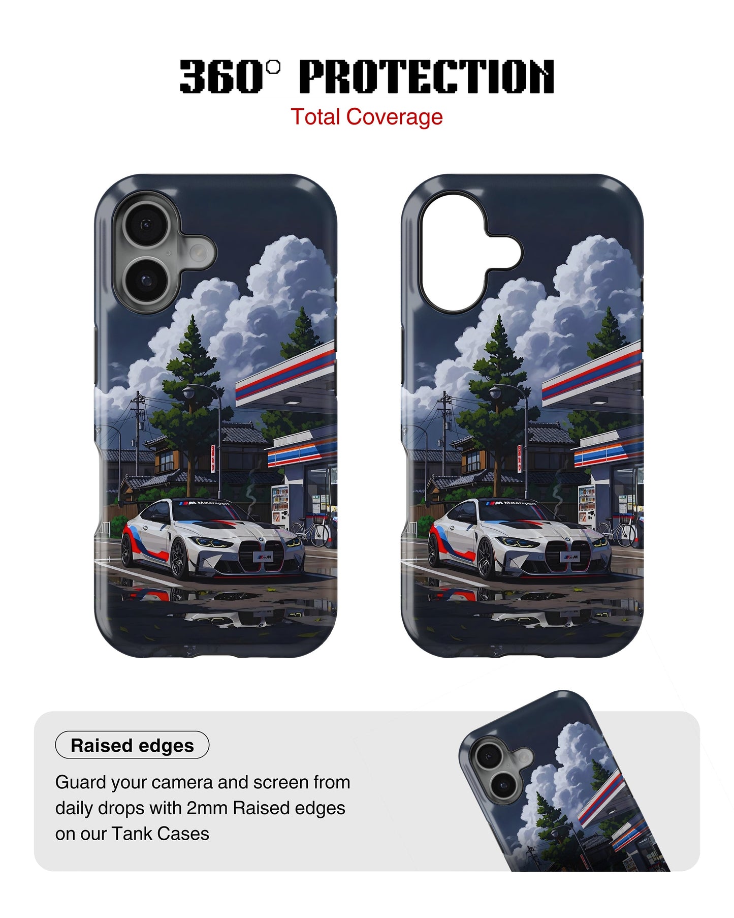 iPhone 16 Plus Tank Case | Sports Car (Moto GP)
