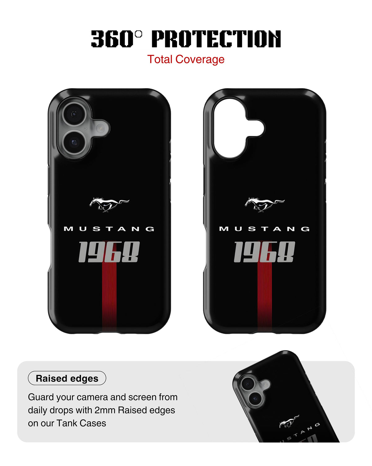 iPhone 17 Tank Case | Sports Car (Mustang 1968)