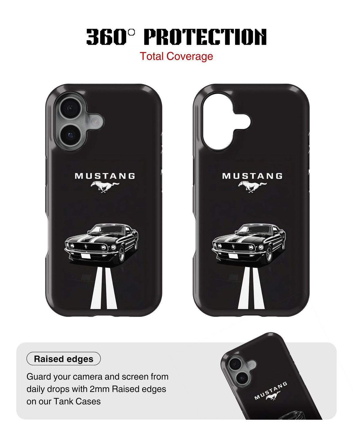 iPhone 16 Tank Case | Sports Car (Mustang)