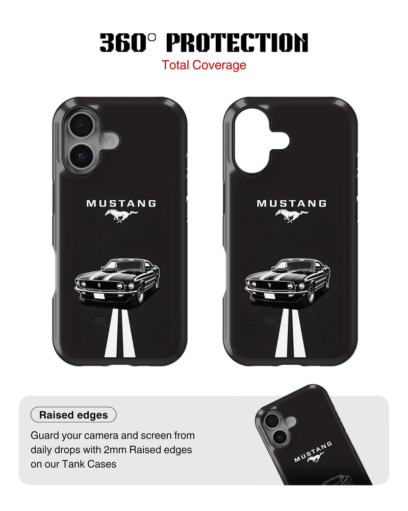 iPhone 16 Tank Case | Sports Car (Mustang)