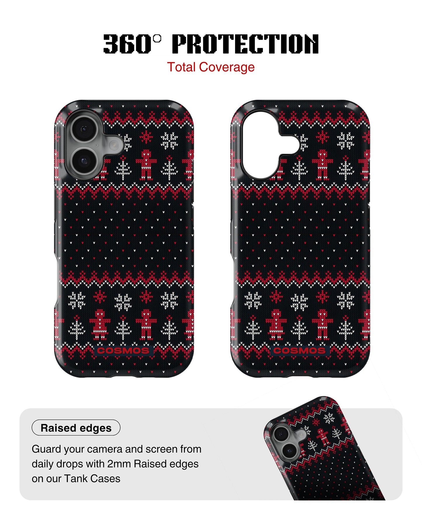 iPhone 16 Tank Case | Textures (Nordic Night)