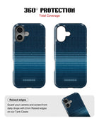 iPhone 17 Tank Case | Textures (Ocean Stitch)