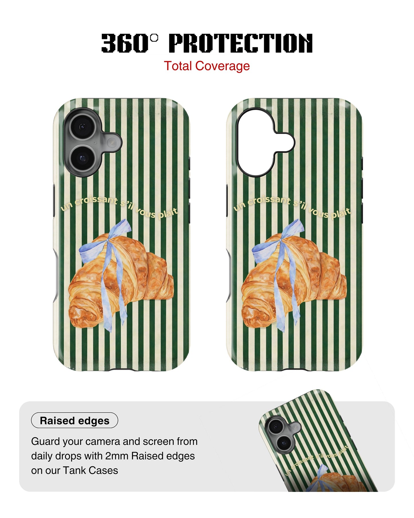 iPhone 17 Tank Case | Girls Aesthetics (Paris Croissant)