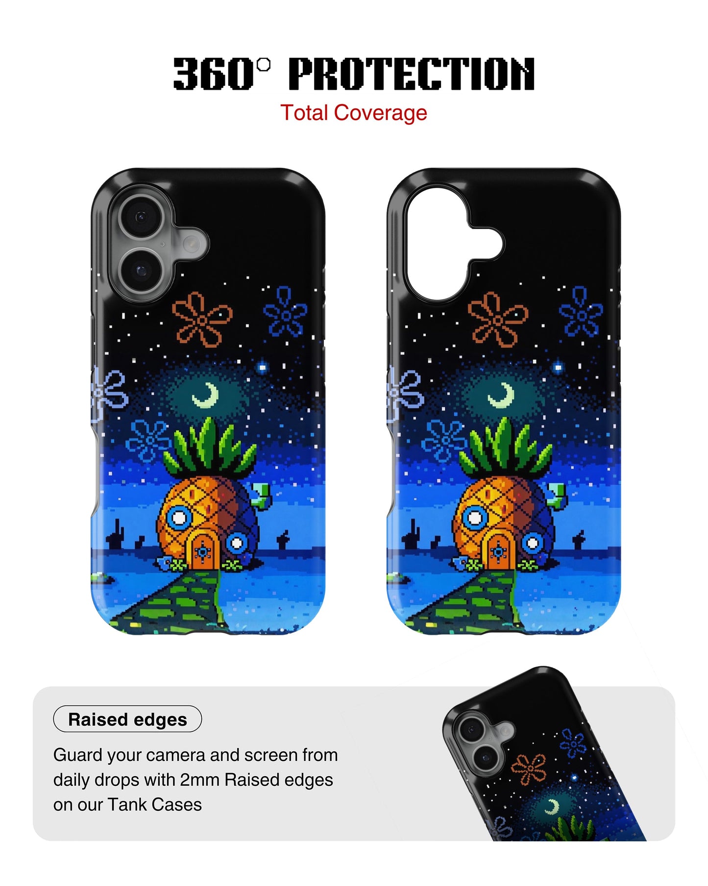 iPhone 16 Plus Tank Case | Modernism (Pineapple Dreams)