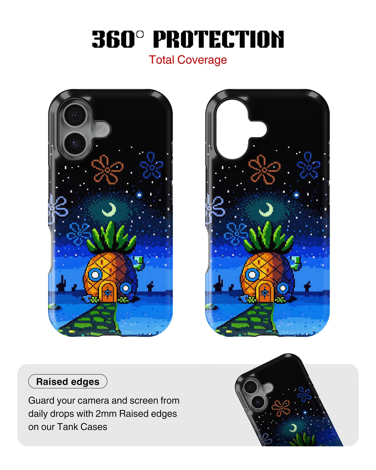iPhone 16 Tank Case | Modernism (Pineapple Dreams)