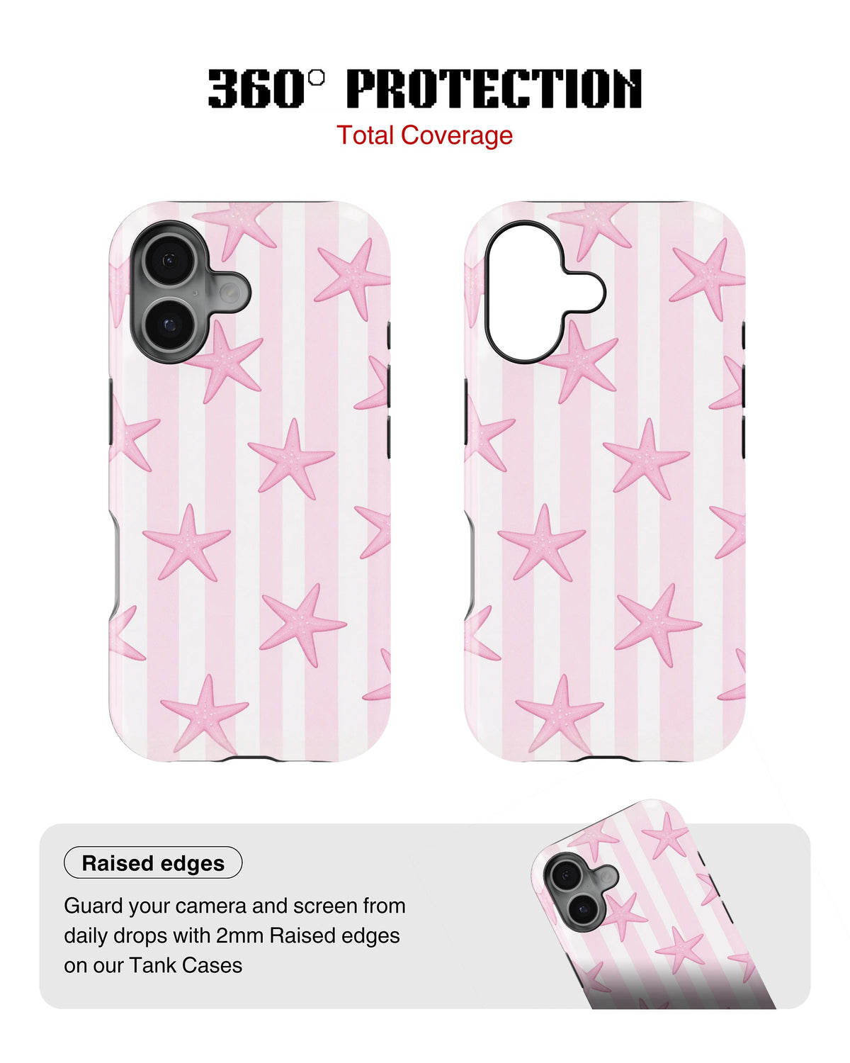 iPhone 16 Tank Case | Girls Aesthetics (Pink Starlet)