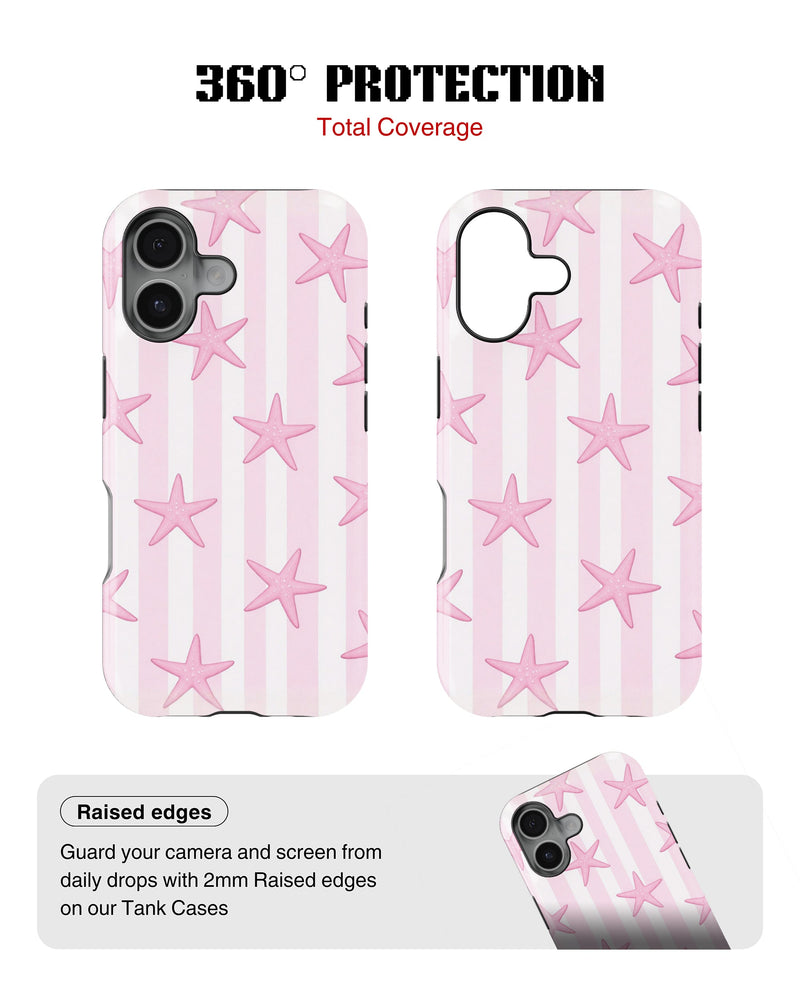 iPhone 16 Tank Case | Girls Aesthetics (Pink Starlet)