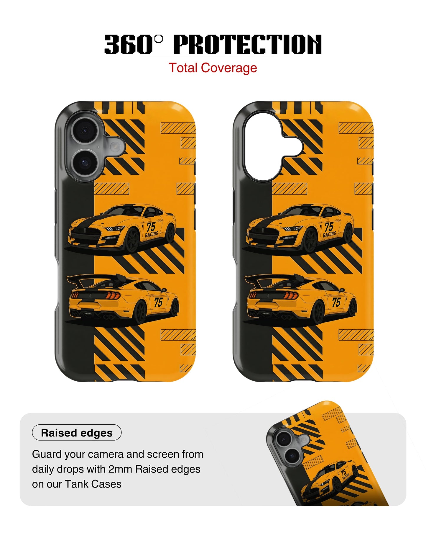 iPhone 16 Plus Tank Case | Sports Car (Racing 75)
