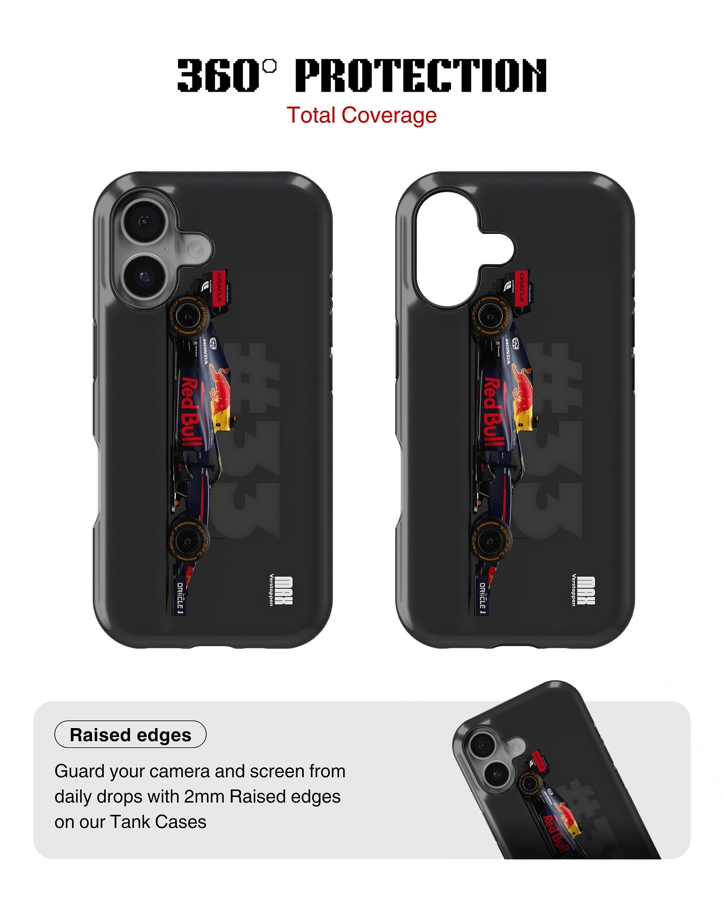 iPhone 16 Plus Tank Case | Formula 1 (Redbull #33)