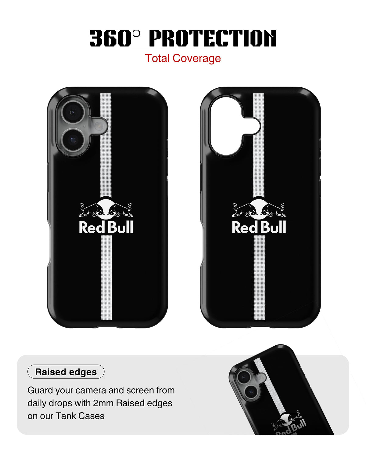 iPhone 16 Plus Tank Case | Formula 1 (Redbull Logo)