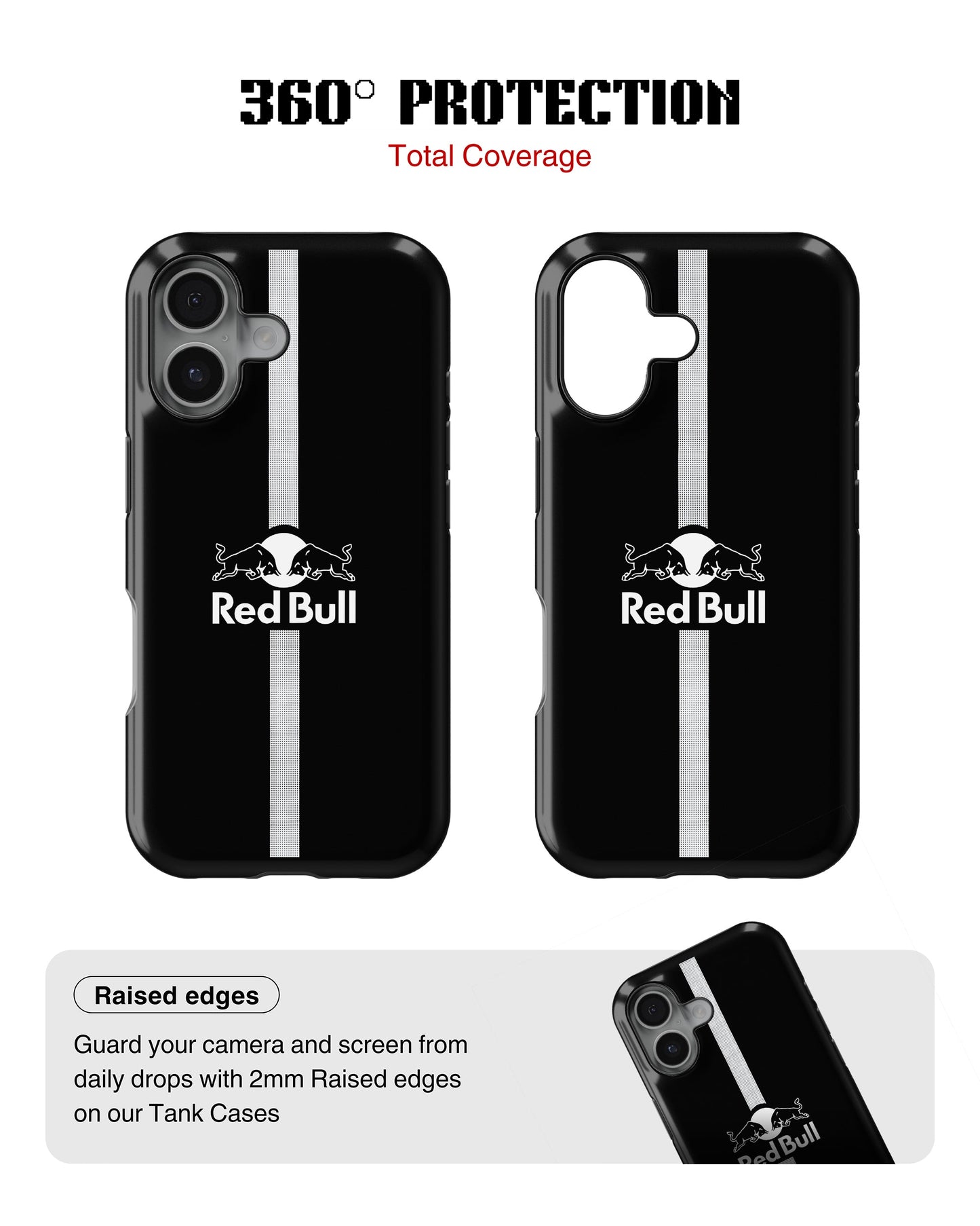 iPhone 16 Plus Tank Case | Formula 1 (Redbull Logo)