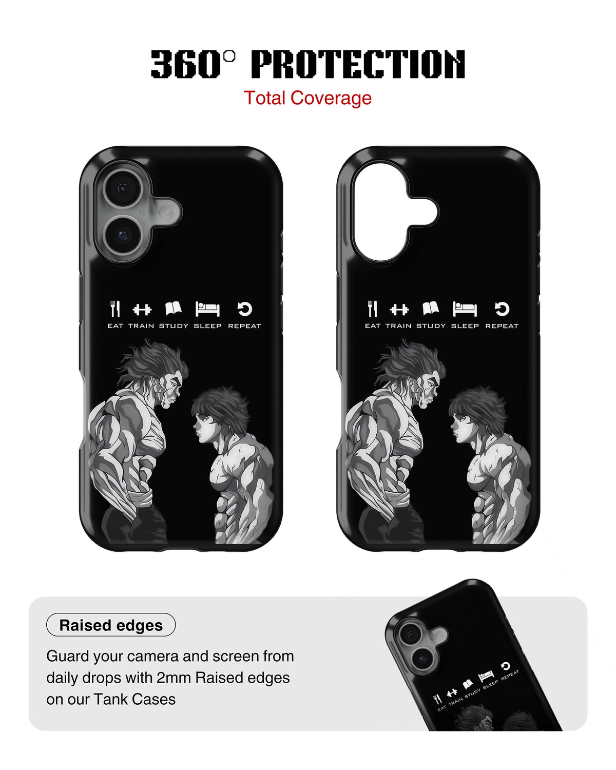 iPhone 16 Tank Case | Anime (Relentless)