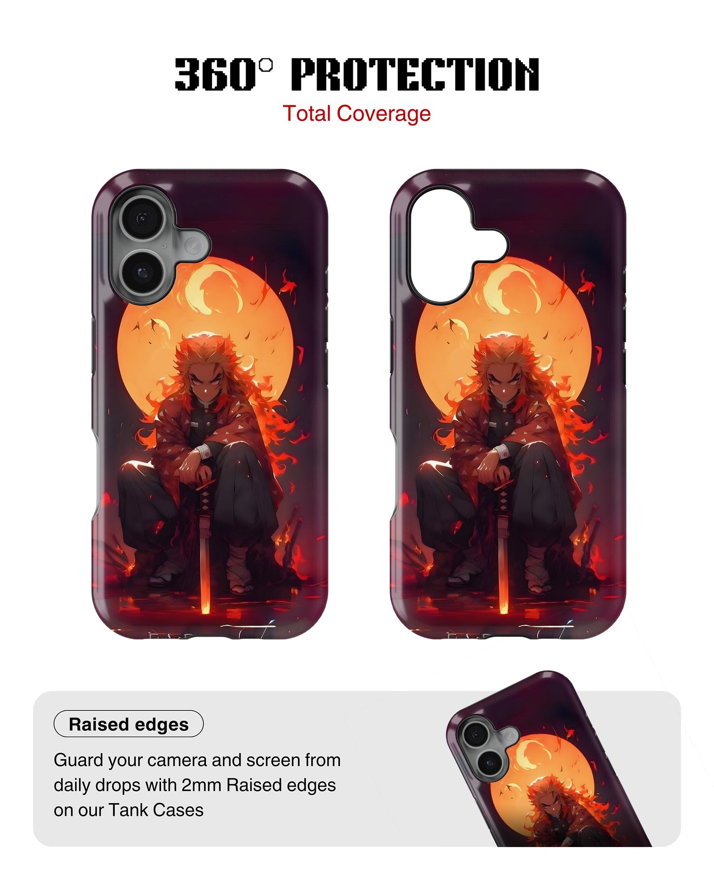 iPhone 16 Plus Tank Case | Anime (Rengoku)