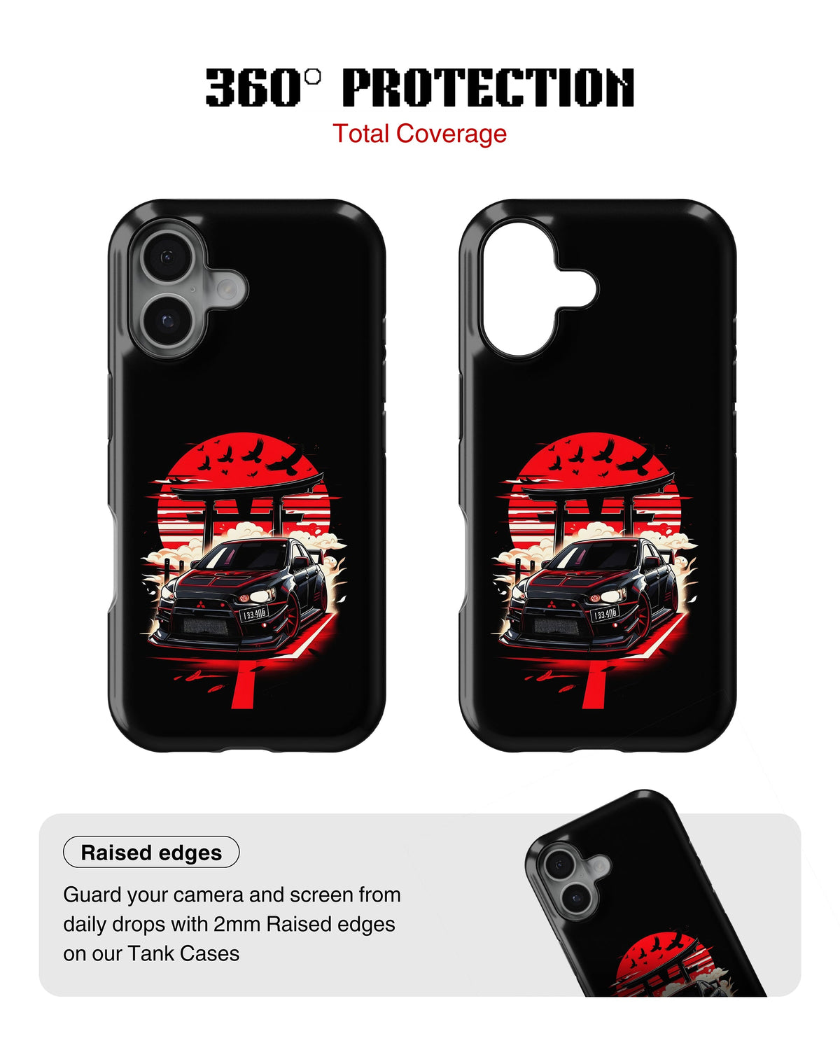 iPhone 16 Tank Case | Sports Car (Rising Sun)