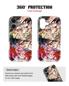 iPhone 16 Tank Case | Anime (Saiyan Faces)